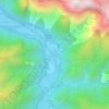 Mappa topografica Hohlwegen, altitudine, rilievo