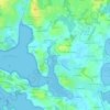 Mappa topografica Kerhuilieu, altitudine, rilievo