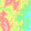 Mappa topografica Patrocenio, altitudine, rilievo