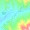 Mappa topografica Las Mollacas, altitudine, rilievo