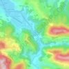 Mappa topografica La Moulasse, altitudine, rilievo