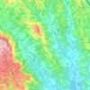 Mappa topografica Manzana, altitudine, rilievo
