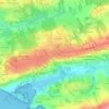 Mappa topografica Tal ar Groas, altitudine, rilievo
