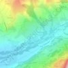 Mappa topografica Chabottonnes, altitudine, rilievo