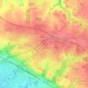 Mappa topografica La Russie, altitudine, rilievo