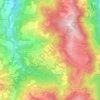 Mappa topografica La Ca', altitudine, rilievo