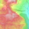 Mappa topografica Mount Matunog, altitudine, rilievo