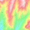 Mappa topografica 雅拉, altitudine, rilievo