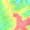 Mappa topografica Lowbury Hill, altitudine, rilievo
