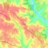 Mappa topografica Clayton, altitudine, rilievo