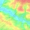 Mappa topografica La Gibais, altitudine, rilievo