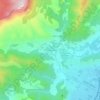 Mappa topografica Les Pradets, altitudine, rilievo