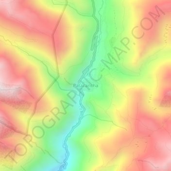 Mappa topografica Patacancha, altitudine, rilievo