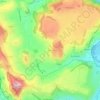 Mappa topografica Tressac, altitudine, rilievo