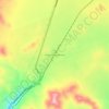 Mappa topografica Estación Guerreros, altitudine, rilievo