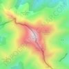 Mappa topografica Ori, altitudine, rilievo