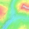 Mappa topografica Entre Deux Eaux, altitudine, rilievo