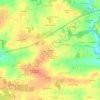 Mappa topografica Quéhéon, altitudine, rilievo