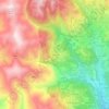 Mappa topografica Castelvero, altitudine, rilievo
