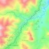 Mappa topografica La Merced, altitudine, rilievo