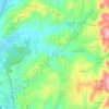 Mappa topografica Eiras, altitudine, rilievo