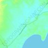 Mappa topografica Antipuluan, altitudine, rilievo