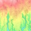 Mappa topografica Tragliatella, altitudine, rilievo