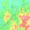 Mappa topografica Lilydale, altitudine, rilievo