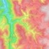 Mappa topografica Gremmelsbach, altitudine, rilievo
