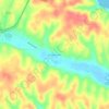Mappa topografica Fritters Corner, altitudine, rilievo
