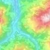 Mappa topografica San Vitale, altitudine, rilievo