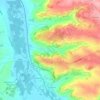 Mappa topografica Les Ruisseaux, altitudine, rilievo