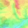 Mappa topografica Eichfeld, altitudine, rilievo