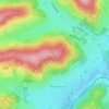 Mappa topografica Feuerberg, altitudine, rilievo