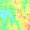 Mappa topografica Lauzeraud, altitudine, rilievo