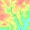 Mappa topografica Sunny Brook, altitudine, rilievo