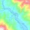 Mappa topografica Mabato, altitudine, rilievo
