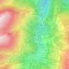 Mappa topografica Le Mollard, altitudine, rilievo
