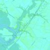 Mappa topografica Camden, altitudine, rilievo