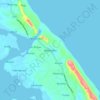 Mappa topografica Mercedes, altitudine, rilievo