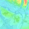 Mappa topografica Chez Fruger, altitudine, rilievo