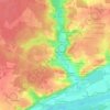 Mappa topografica Le Portail, altitudine, rilievo
