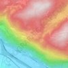 Mappa topografica Mösern, altitudine, rilievo