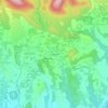 Mappa topografica Fontjoyeuse, altitudine, rilievo