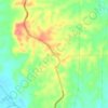 Mappa topografica El Viajano, altitudine, rilievo
