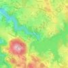 Mappa topografica L'Olagnier, altitudine, rilievo
