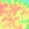 Mappa topografica La Brossière, altitudine, rilievo