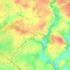 Mappa topografica Logorenne, altitudine, rilievo