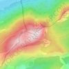 Mappa topografica Lachens, altitudine, rilievo