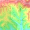 Mappa topografica La Grande Charbonnière, altitudine, rilievo